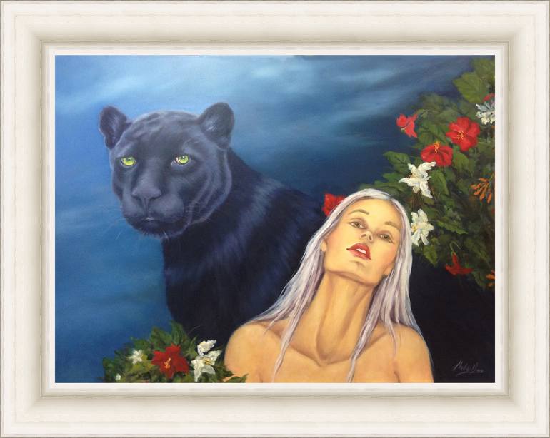 Original Conceptual Fantasy Painting by Jane Moore