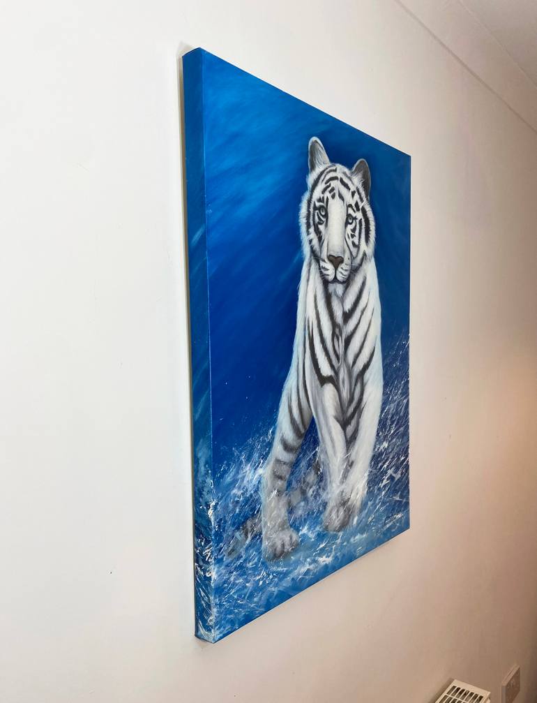 Original Expressionism Animal Painting by Jane Moore