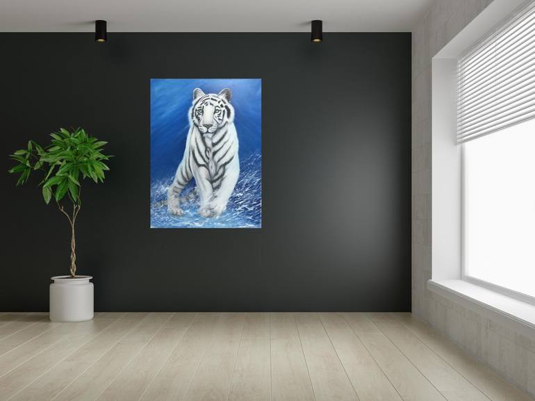 Original Expressionism Animal Painting by Jane Moore