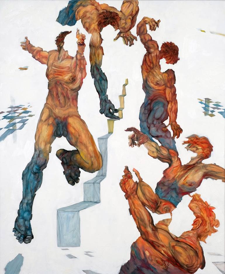Titans Painting by Suco Sarkinovic  Saatchi Art