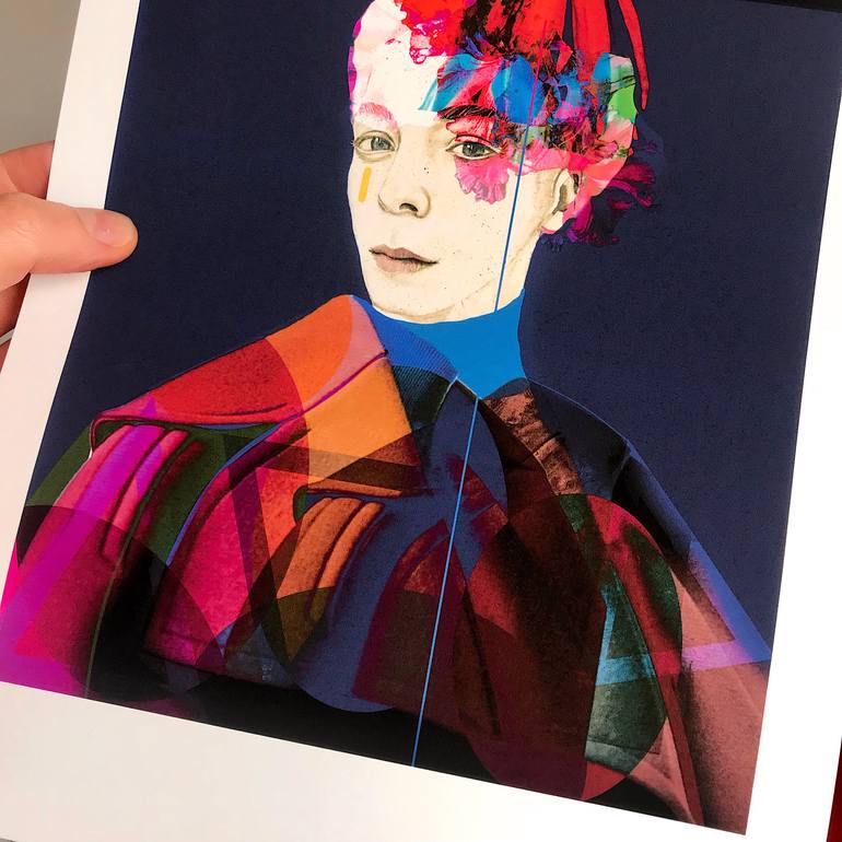 Original Figurative People Printmaking by Ewa Podleś