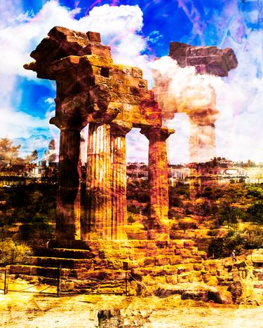"Castor and Pollux In Flames" (Photomontage, open edition, printed on aluminum) thumb