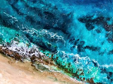 Print of Beach Paintings by Vanessa Mae