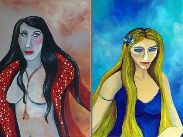 Print of Fine Art Erotic Paintings by Tanja Frentz