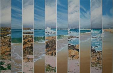 Original Conceptual Seascape Paintings by Gerda Hamm