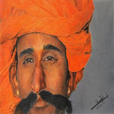 Print of Portraiture World Culture Drawings by shereen noor