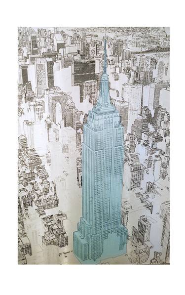 Empire State Building (blue) - Limited Edition 4 of 25 thumb