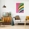 Guggenheim aluminium print on interior wall
