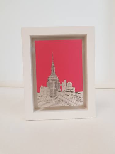 Little Apple: Empire Estate Building (pink) - Limited Edition 1 of 30 thumb