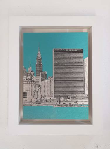 Original Cities Mixed Media by michael wallner