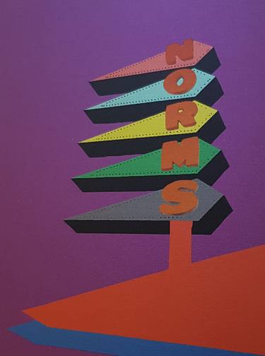Norms (purple), 1 of 25 - Limited Edition of 25 thumb