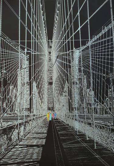 Brooklyn Bridge (black)  1of 25 - Limited Edition of 25 thumb