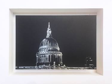 Little London, St Paul's (black),  Limited Edition of 30 thumb