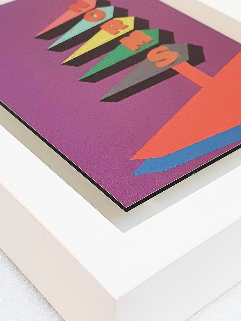 Original Modernism Architecture Mixed Media by Michael Wallner