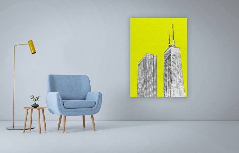 Original Modern Architecture Mixed Media by michael wallner