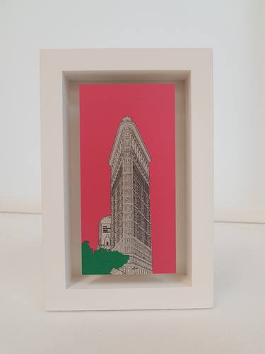 Little Apple: Flat Iron Building (pink) - Limited Edition 2 of 30 thumb