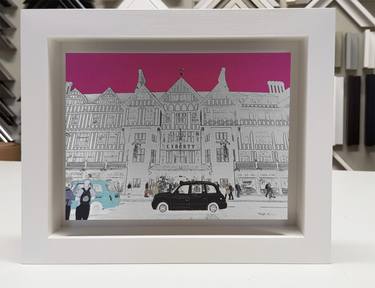 Original Modern Architecture Mixed Media by Michael Wallner