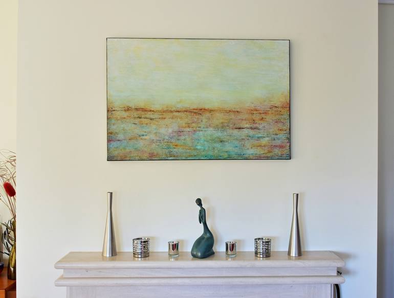 Original Abstract landscape Abstract Painting by Jorge Santos