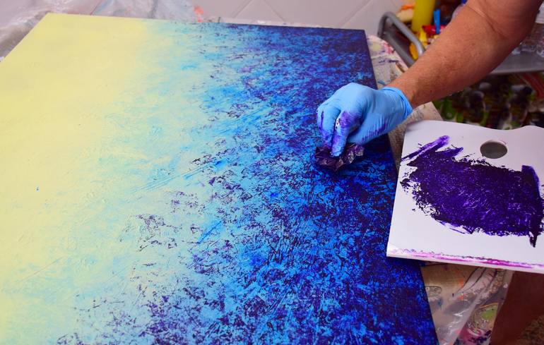 Original Abstract Painting by Jorge Santos