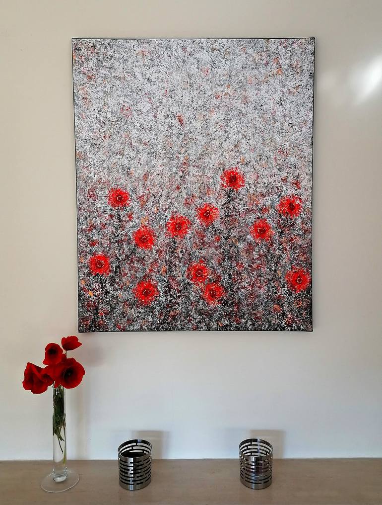 Original Fine Art Abstract Painting by Jorge Santos