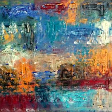 Original Abstract Expressionism Abstract Paintings by Jorge Santos