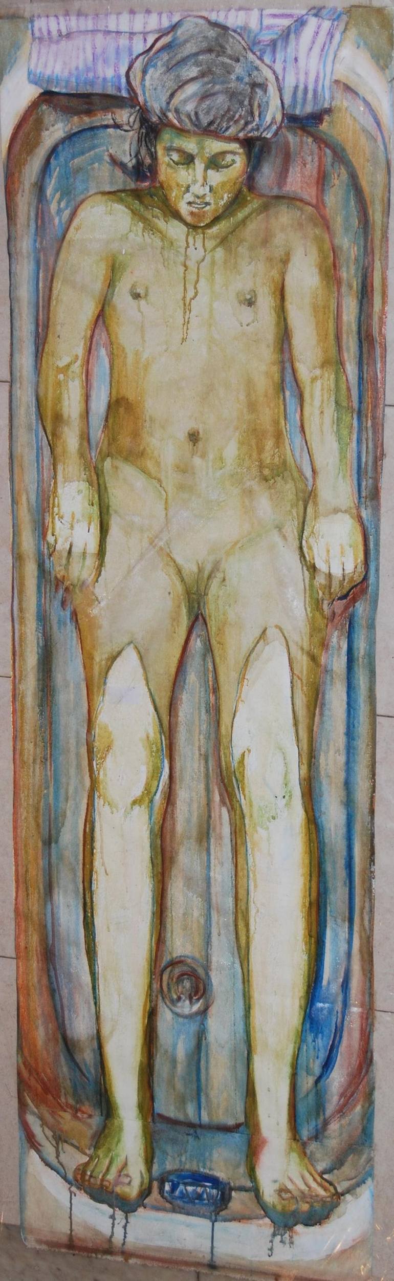 Original Nude Painting by Taciana Coimbra