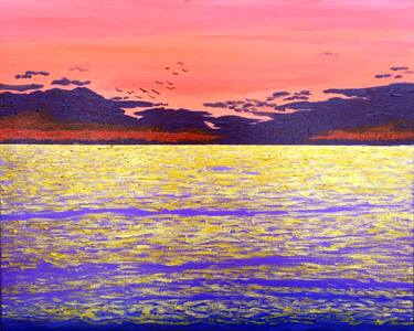 Original Seascape Painting by Mayumi Cruz