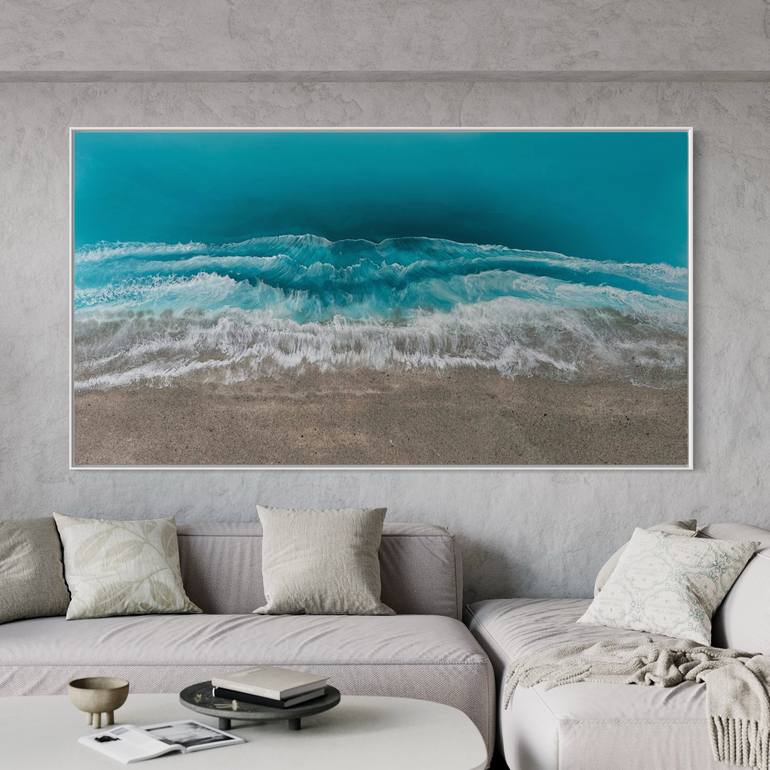 Original Seascape Painting by Martine Vanderspuy