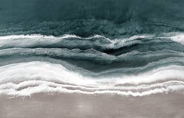 Original Beach Printmaking by Martine Vanderspuy
