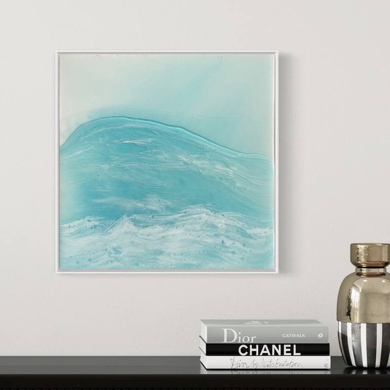 Original Photorealism Seascape Painting by Martine Vanderspuy