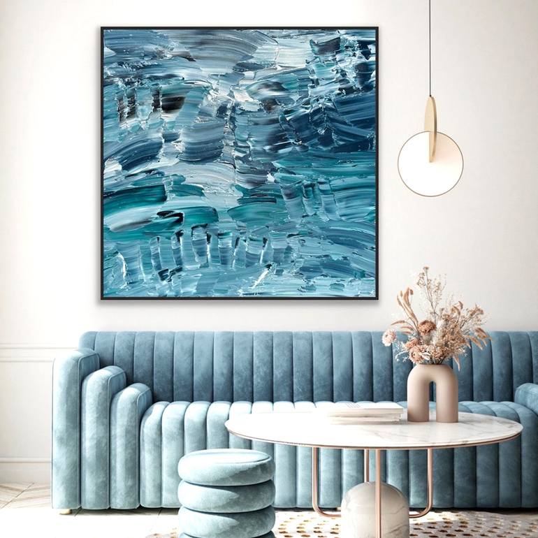 Original Photorealism Seascape Painting by Martine Vanderspuy