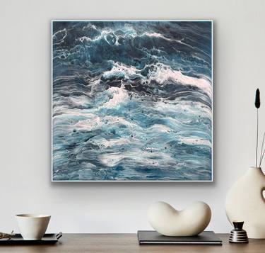 Saatchi Art Artist Martine Vanderspuy; Paintings, “Whisper Waves” #art