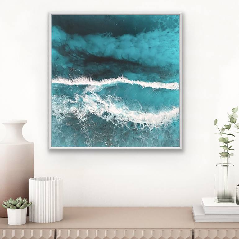 Original Seascape Painting by Martine Vanderspuy