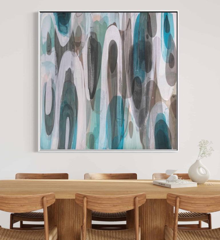 Original Modern Abstract Painting by Martine Vanderspuy