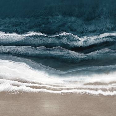 Original Beach Printmaking by Martine Vanderspuy