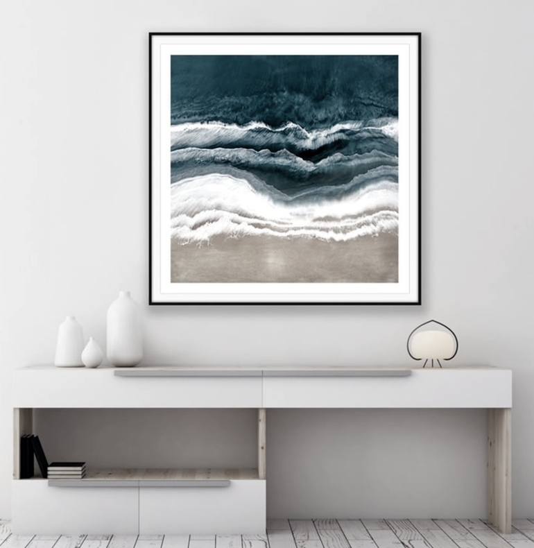 Original Beach Printmaking by Martine Vanderspuy