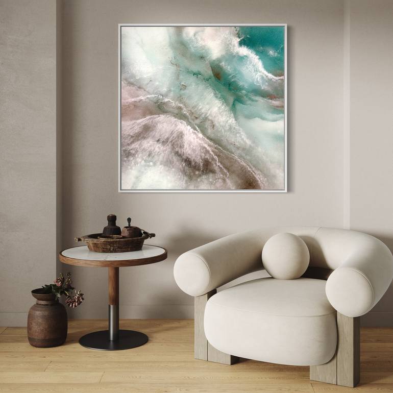 Original Photorealism Seascape Painting by Martine Vanderspuy
