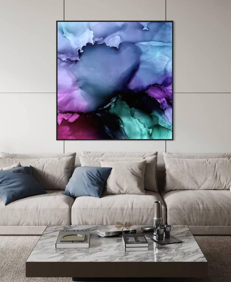 Original Contemporary Abstract Painting by Martine Vanderspuy