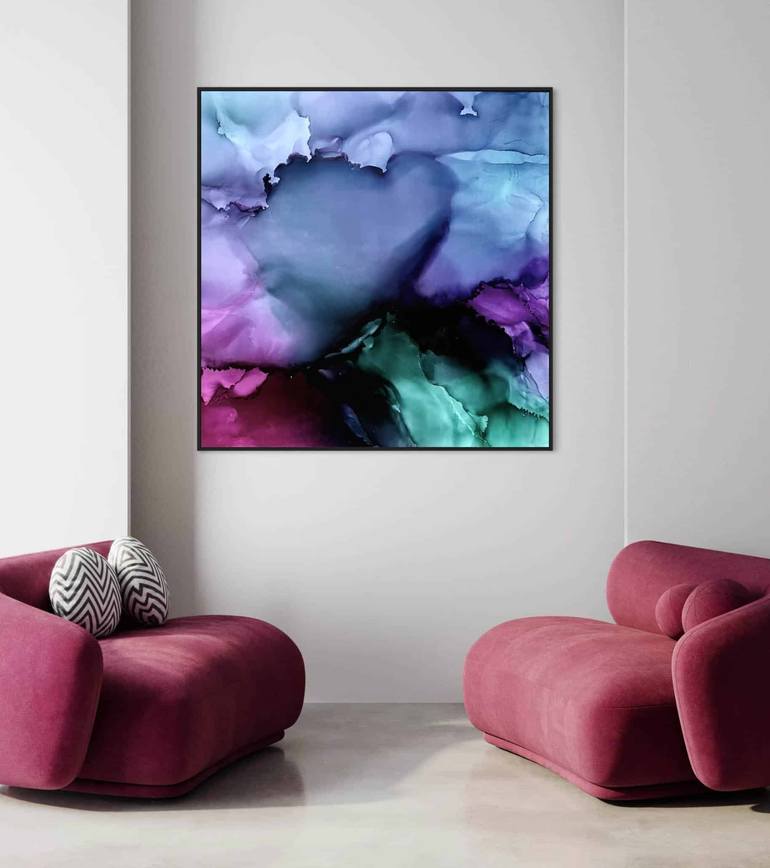 Original Contemporary Abstract Painting by Martine Vanderspuy