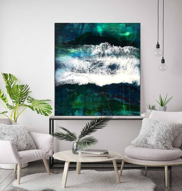 Original Seascape Painting by Martine Vanderspuy