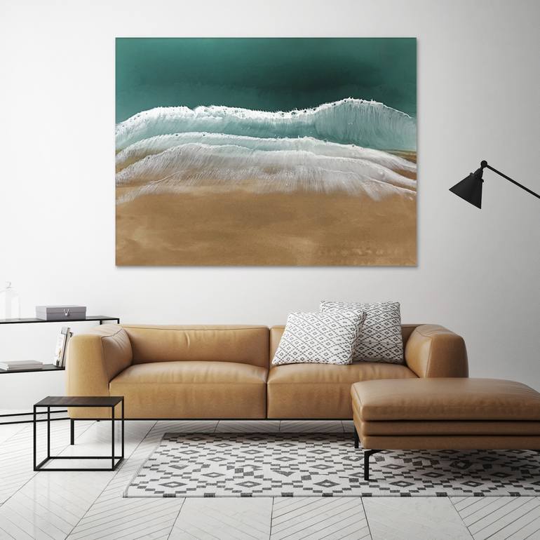 Original Realism Seascape Painting by Martine Vanderspuy