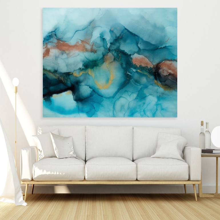 Original Seascape Painting by Martine Vanderspuy