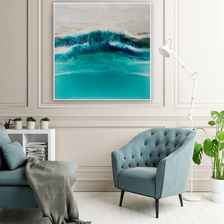 Original Realism Seascape Painting by Martine Vanderspuy