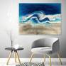 Add a little wave action to your home with one of my layered resin artworks. I love creating the depth of the sea.