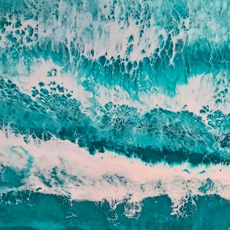 Original Seascape Painting by Martine Vanderspuy