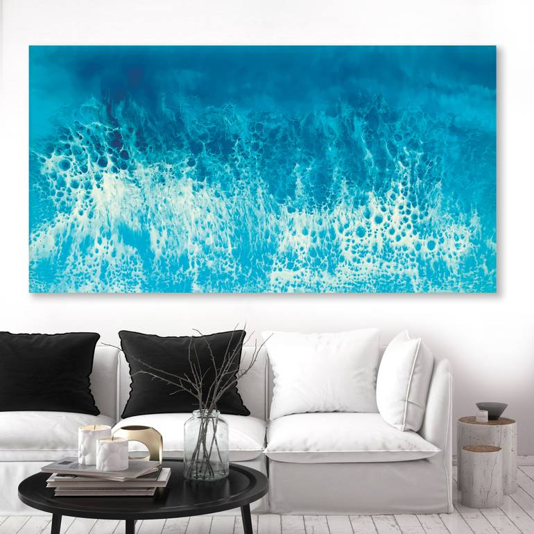 Original Seascape Painting by Martine Vanderspuy