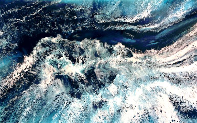 Original Realism Seascape Painting by Martine Vanderspuy