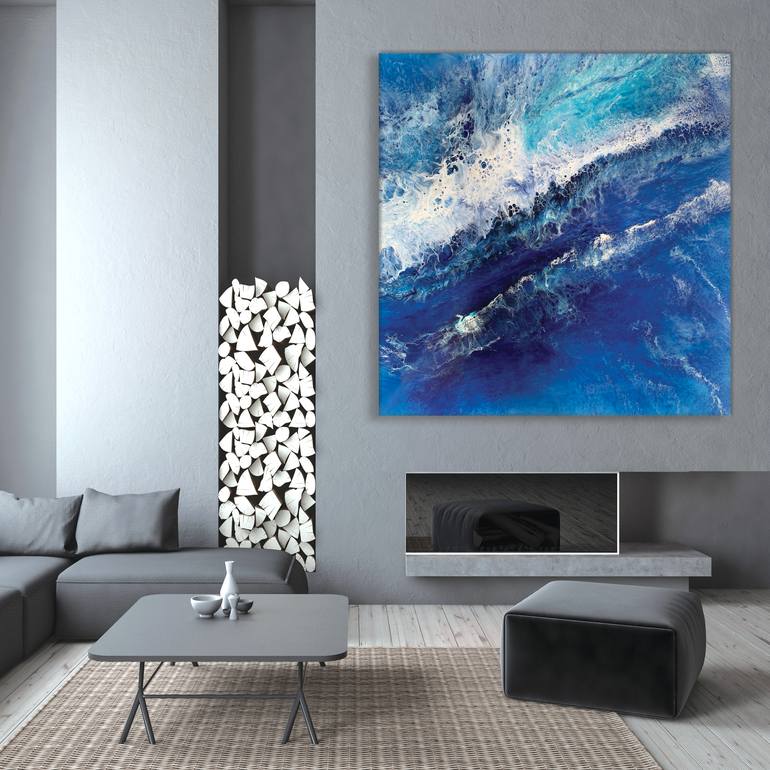 Original Realism Seascape Painting by Martine Vanderspuy