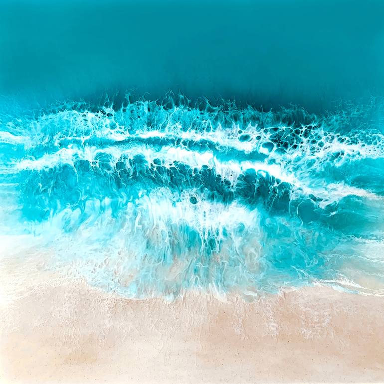 Original Seascape Painting by Martine Vanderspuy