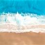 Summer Dreaming. I used a little sand from a beach south of Sydney and then bulit up the layers or the waves